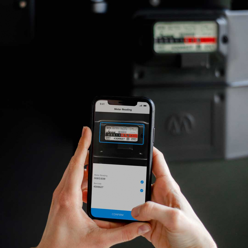 meter reading software allows workforce and self meter reading