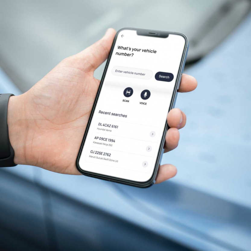 Scanning VIN with a mobile phone