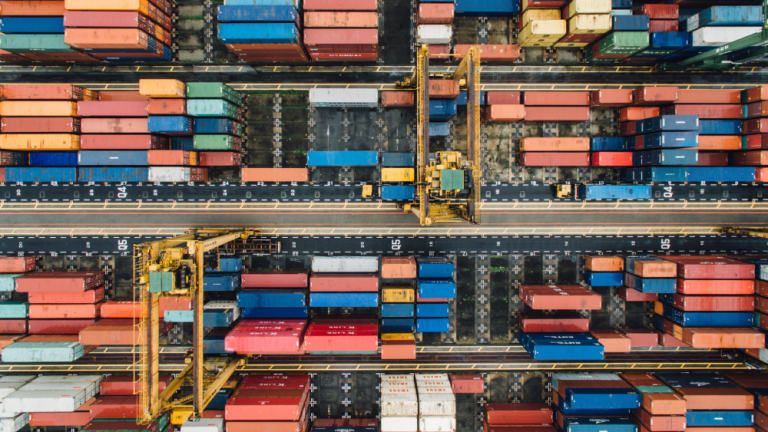container transit area