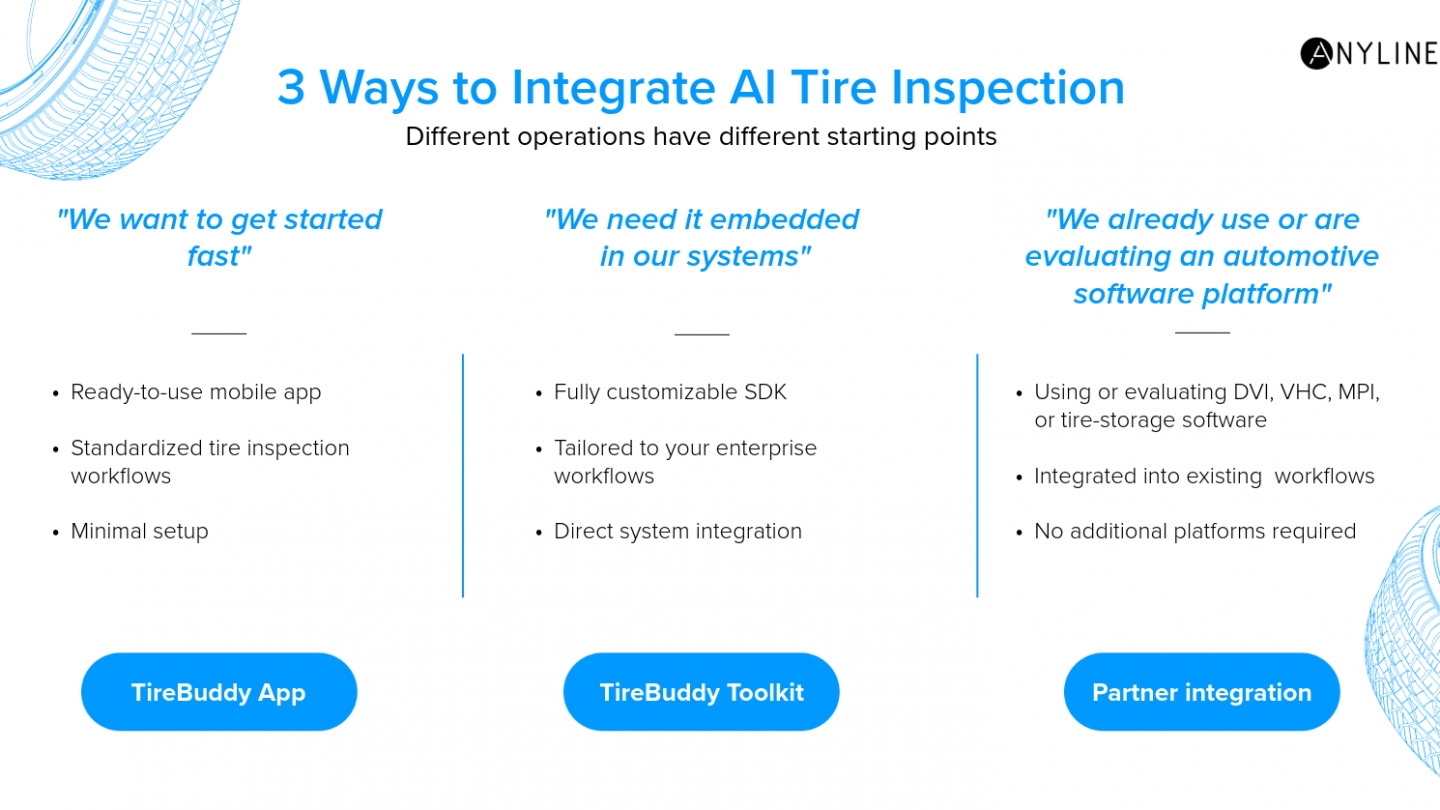 3 ways to implement tire inspection
