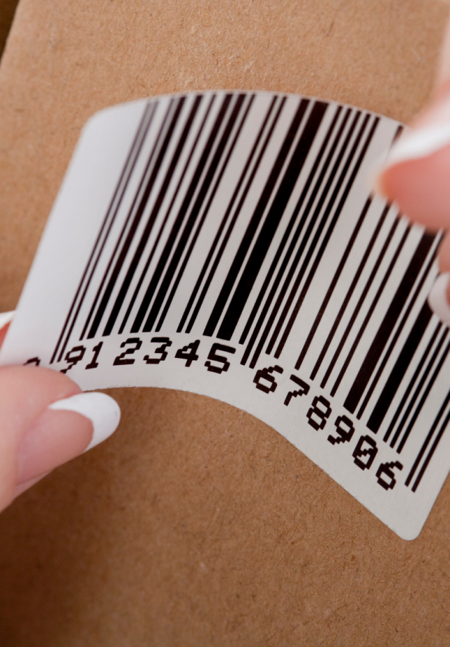 Bended barcode image