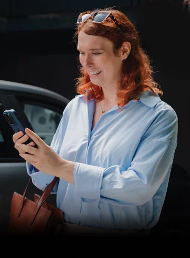 Customer checking their tire health report generated with the TireBuddy app